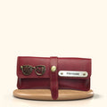 Personalized Nexon Leather Eyewear Case 1.0 - Wine