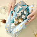 PVC Semi Transparent Big Travel Wash Bag ( 1pc )