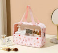 PVC Semi Transparent Big Travel Wash Bag ( 1pc )