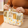 PVC Semi Transparent Big Travel Wash Bag ( 1pc )
