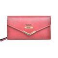 Classy Leather Customised Stylish Lady Wallet (Maroon)