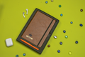 Classy Hardcover Diary + Classic Metal Pen - Brown