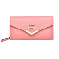 Classy Leather Customised Stylish Lady Wallet  (Peach)