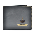 Classy Leather Customized Men's Wallet (Black)