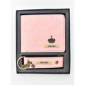 Classy Leather Customized Men's Combo (2 pcs) - Pink