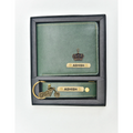 Classy Leather Customized Men's Combo (2 pcs) - Green