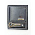 Classy Leather Customized Men's Combo (2 pcs) - Black