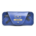 Personalized Stylish Eyewear Case - Blue