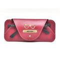 Personalized Stylish Eyewear Case - Wine
