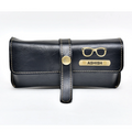 Classy Leather Customized Eyewear Case 1.0 - Black