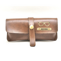 Classy Leather Customized Eyewear Case 1.0 - Brown