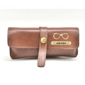 Classy Leather Customized Eyewear Case 1.0 - TANN