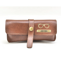 Classy Leather Customized Eyewear Case 1.0 - TANN