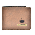 Classy Leather Customized Men's Wallet (Brown)