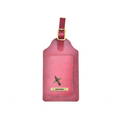 Classy Leather Customized Luggage Tag (Maroon)