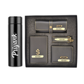 Temperature Bottle & Personalised All in One Men's Combo (4 pcs) - Grey