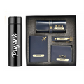 Temperature Bottle & Personalized All in One Men's Combo (4 pcs) - Royal Blue