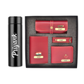 Personalised Temperature Bottle & All in One Men's Combo (4 pcs) - Wine