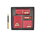 Personalised Pen & All in One Men's Combo (4 pcs) - Wine