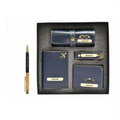 Personalized Pen & All in One Men's Combo (4 pcs) - Royal Blue