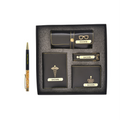 Personalized Pen &  All in One Men's Combo (4 pcs) - Black