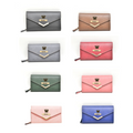 Classy Leather Customised Stylish Lady Wallet (Blue)