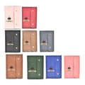 Classy Leather Customized Button Diary (Black)