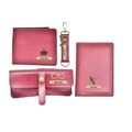 Classy Leather Customized All in One Men's Combo (4 pcs) - Maroon