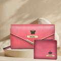 Classy Lady Wallet + Classy Men's Wallet | Couple Gifts - Maroon