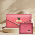 Classy Lady Wallet + Classy Men's Wallet | Couple Gifts - Maroon