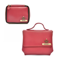 Women's Combo : Mini Makeup Kit & Sling Bag (Wine)