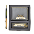 Personalized Pen & Men's Combo (2 pcs) - Grey
