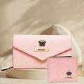 Classy Lady Wallet + Classy Men's Wallet | Couple Gifts - Pink