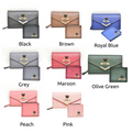 Classy Lady Wallet + Classy Men's Wallet | Couple Gifts - Grey