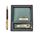 Personalised Pen & Men's Combo (2 pcs) - Olive Green