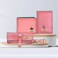Classy Leather Customized All in One Men's Combo (4 pcs) - Peach