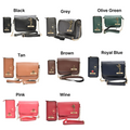 Women's Combo : Premium Lady Wallet & Chained Sling Bag - Brown