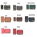 Women's Combo - Mini Makeup Kit & zip around lady Wallet(Tan)