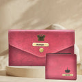Classy Minimal Clutch + Classy Men's Wallet | Couple Gifts - Maroon
