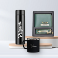 Personalized Temperature Bottle, Stainless Steel Mug & Men's Combo (2 pcs) - Olive Green