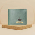 Classy Leather Customized Men's Wallet (Green)