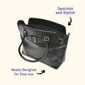 Classy Leather Customized Hand Bag 1.0 - Black