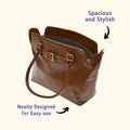 Classy Leather Customized Hand Bag 1.0 - Brown