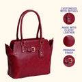 Classy Leather Customized Hand Bag 1.0 - Maroon