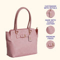Classy Leather Customized Hand Bag 1.0 - Pink