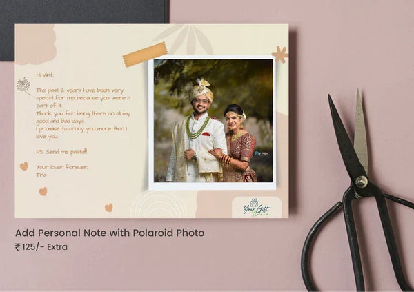 Add Polaroid and Personal Note