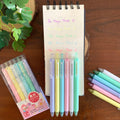 Morandi Pastel Color Gel Pen Set ( 6 pcs )