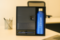 Nexon Metal Diary+ Classic Metal Pen+ Classic Stainless Steel Bottle -Blue