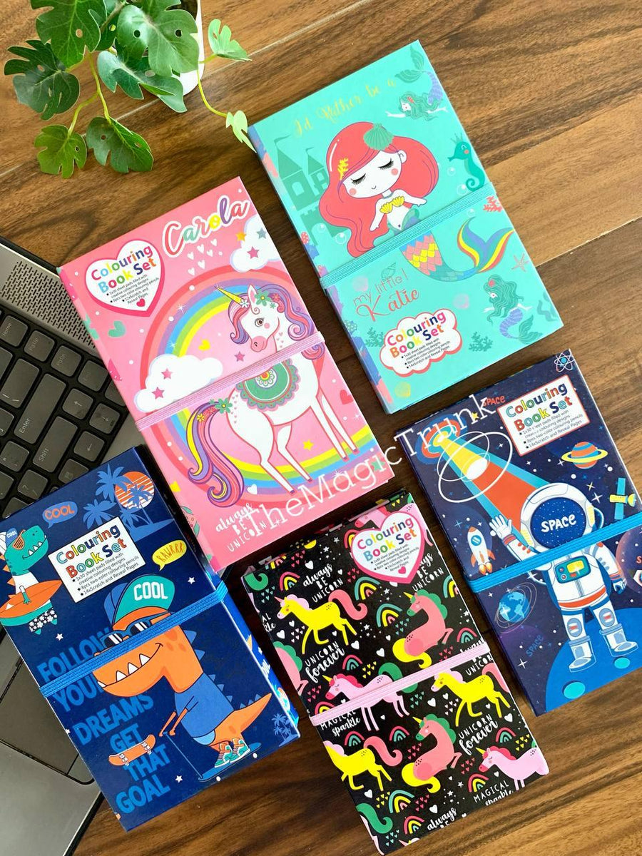 Coloring Book Set with Scratch & Coloring Art Book ( 1pc )