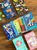 Coloring Book Set with Scratch & Coloring Art Book ( 1pc )